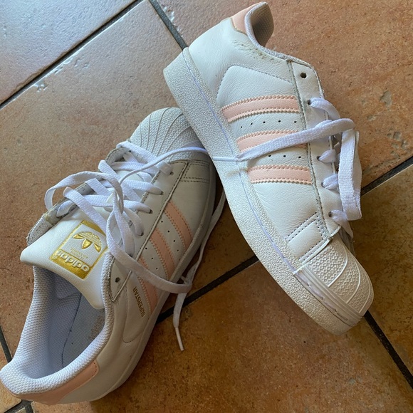 pink and gold adidas